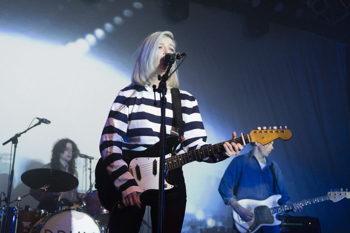 Alvvays band performing on stage at O2 ABC in Glasgow on 18 February 2018