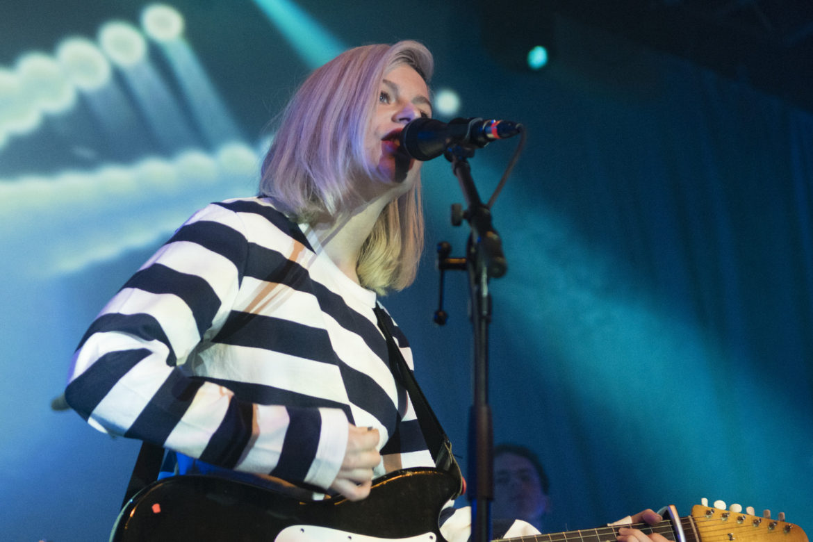 Alvvays band performing on stage at O2 ABC in Glasgow on 18 February 2018