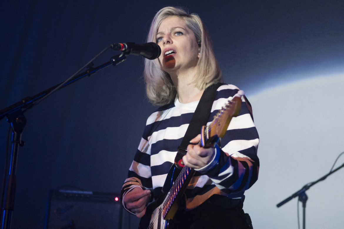 Alvvays band performing on stage at O2 ABC in Glasgow on 18 February 2018