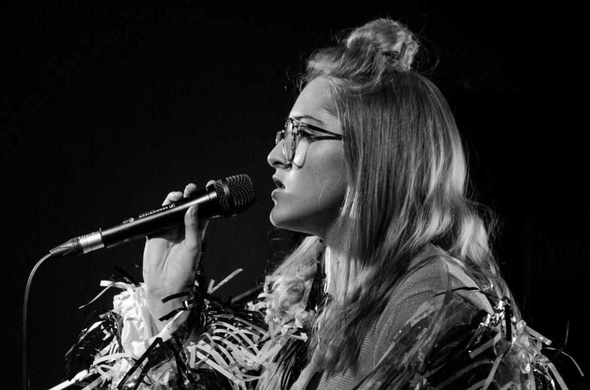 Be Charlotte performing on stage at Attic at The Garage in Glasgow on 17 February 2017