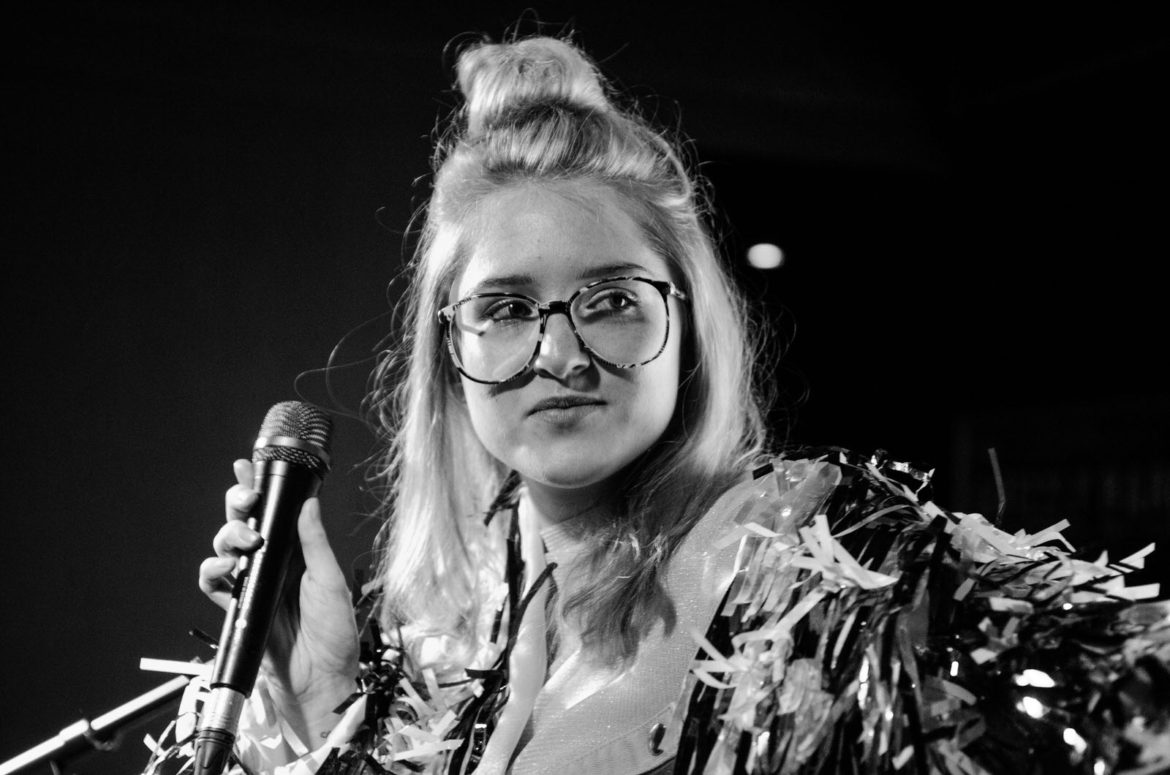 Be Charlotte performing on stage at Attic at The Garage in Glasgow on 17 February 2017