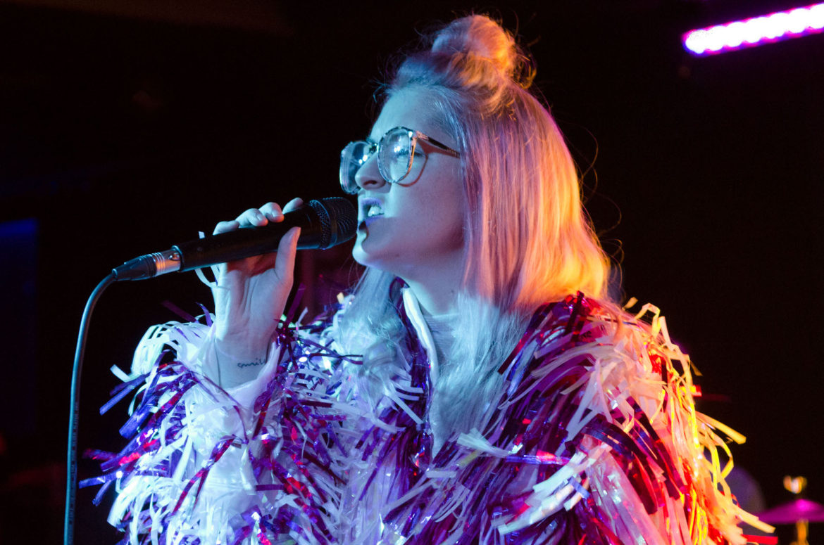 Be Charlotte performing on stage at Attic at The Garage in Glasgow on 17 February 2017