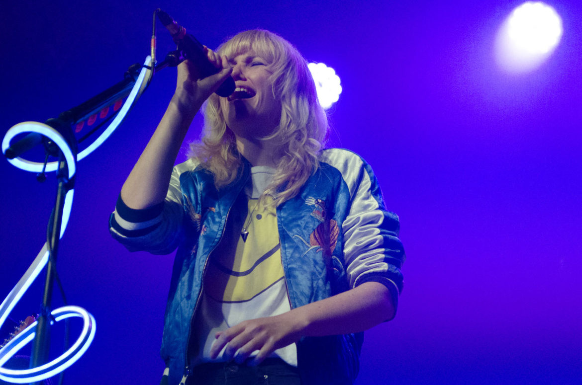 Ladyhawke on stage at the Art School in Glasgow on 9 February 2017