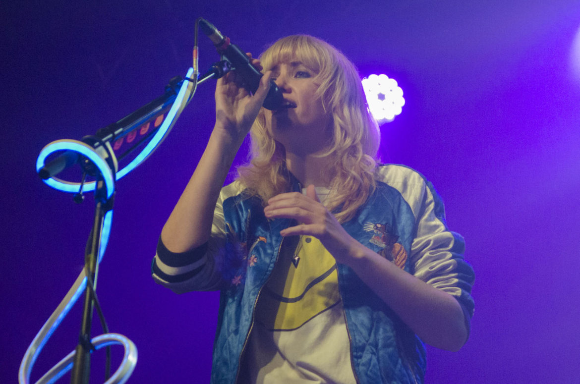 Ladyhawke on stage at the Art School in Glasgow on 9 February 2017