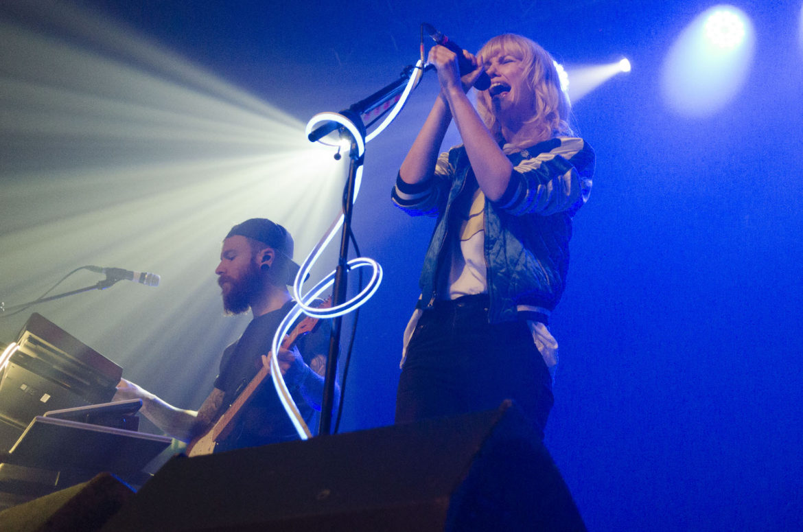 Ladyhawke on stage at the Art School in Glasgow on 9 February 2017