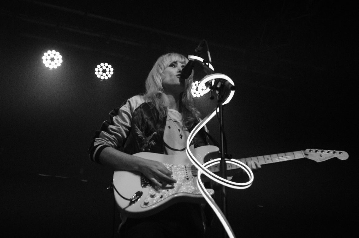 Ladyhawke on stage at the Art School in Glasgow on 9 February 2017