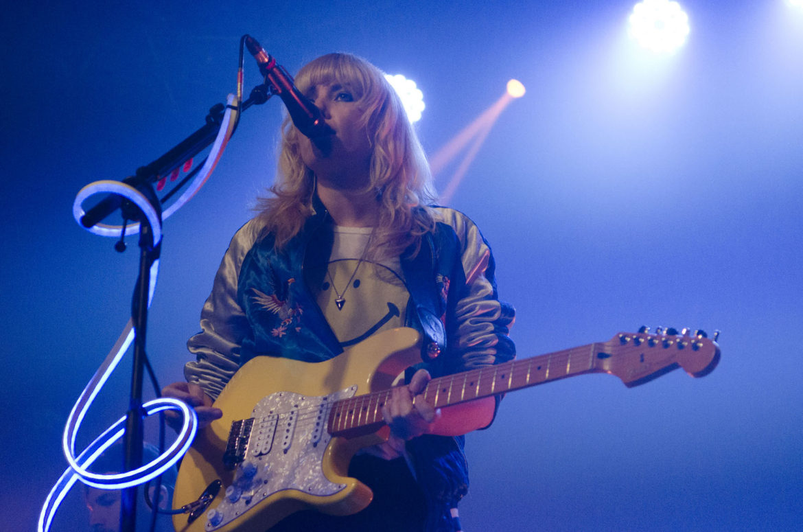 Ladyhawke on stage at the Art School in Glasgow on 9 February 2017