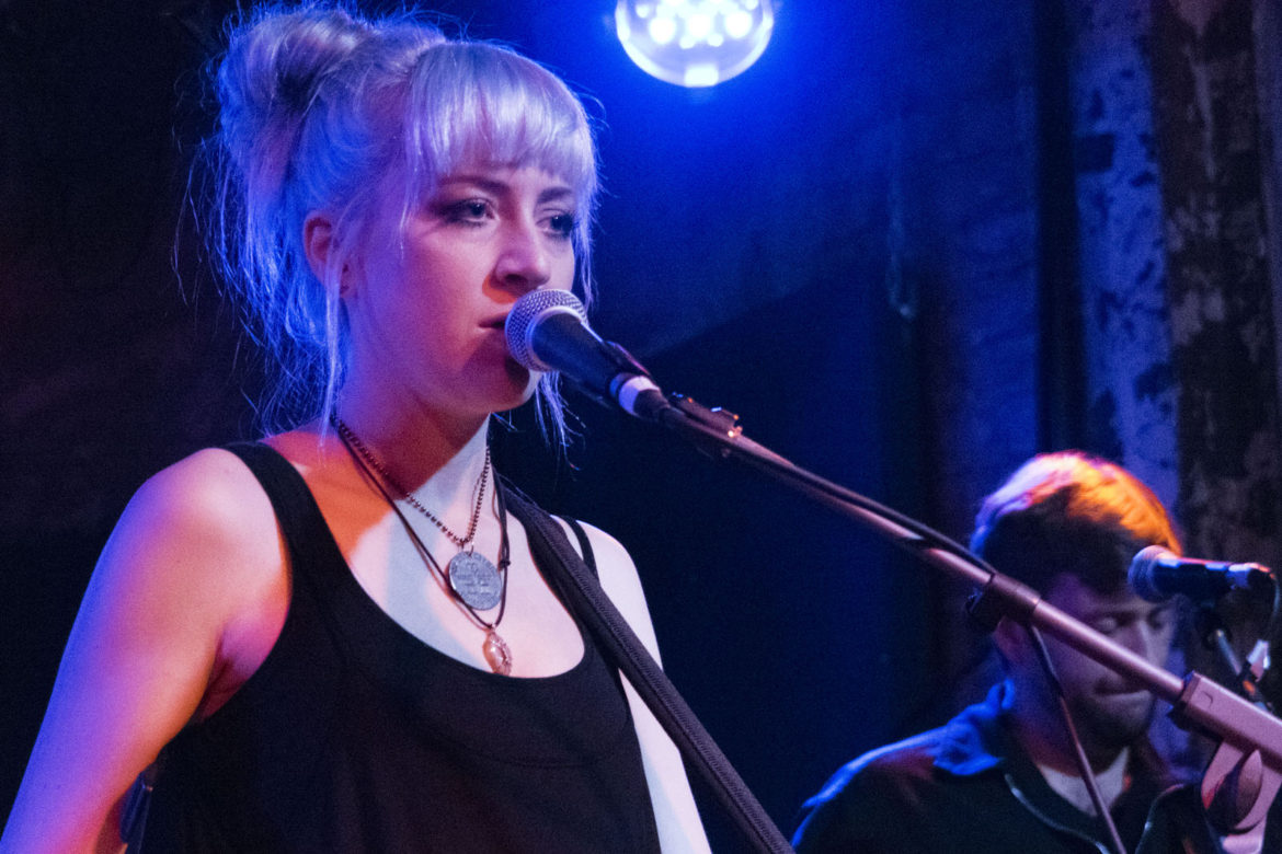 Larkin Poe on stage at Stereo in Glasgow on 22 May 2016