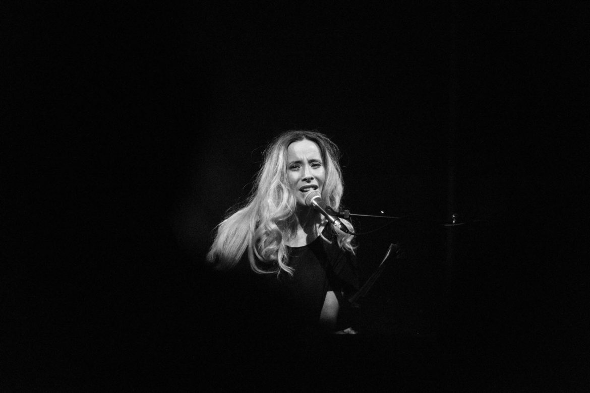 Nerina Pallot on stage at the Scala in London on 17 September 2015