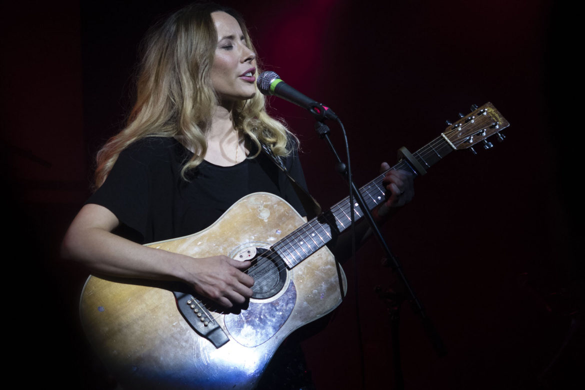 Nerina Pallot on stage at the Scala in London on 17 September 2015