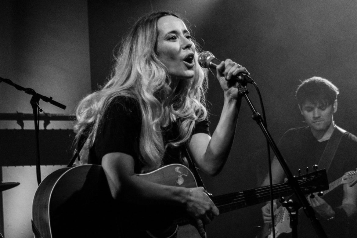 Nerina Pallot on stage at the Scala in London on 17 September 2015