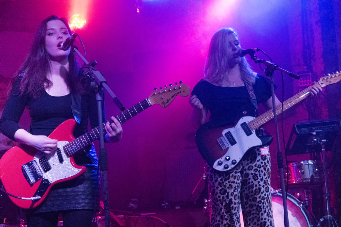 The Van T's on stage at Stereo in Glasgow on 25 November 2016