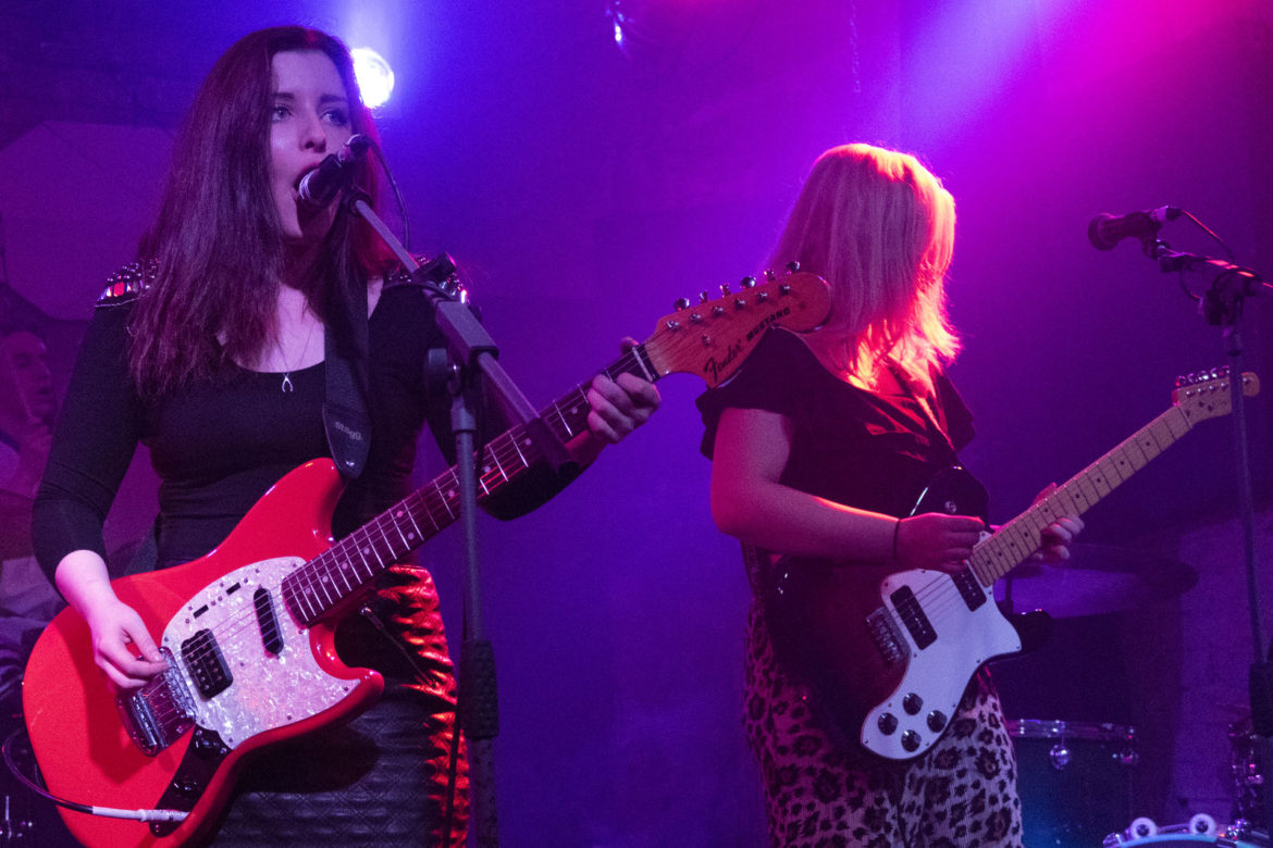 The Van T's on stage at Stereo in Glasgow on 25 November 2016