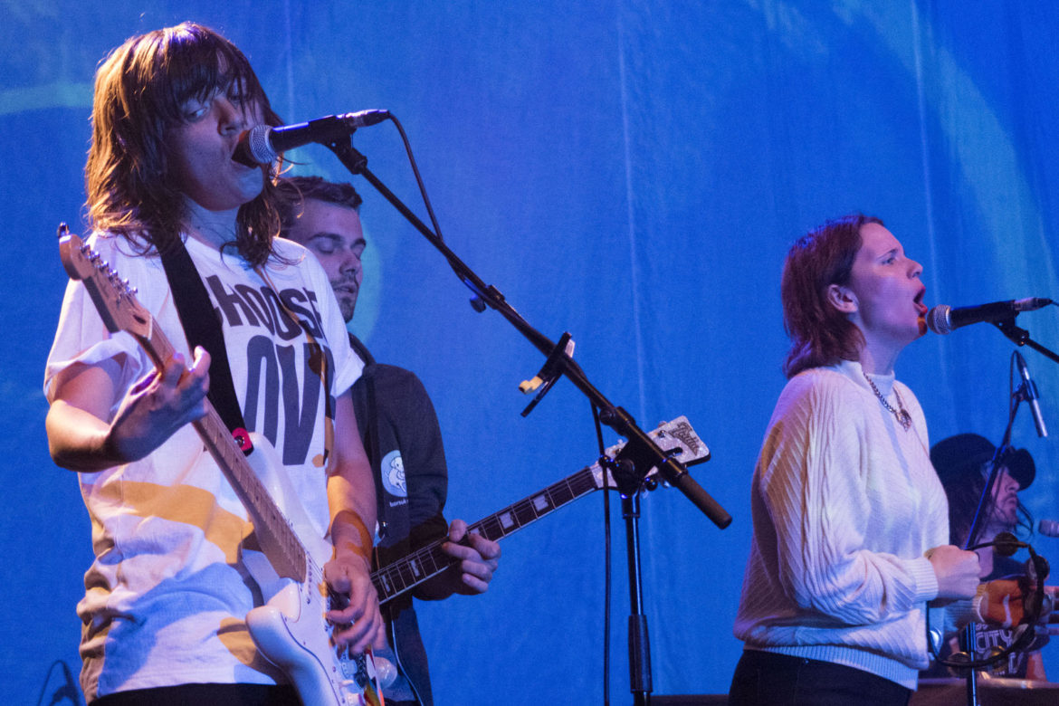 Courtney Barnett on stage at The Forum in London on 26 November 2015