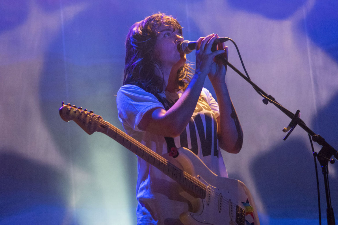 Courtney Barnett on stage at The Forum in London on 26 November 2015