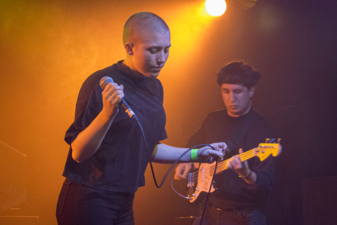 Joanna Gruesome on stage at the Scala in London on 22 September 2015
