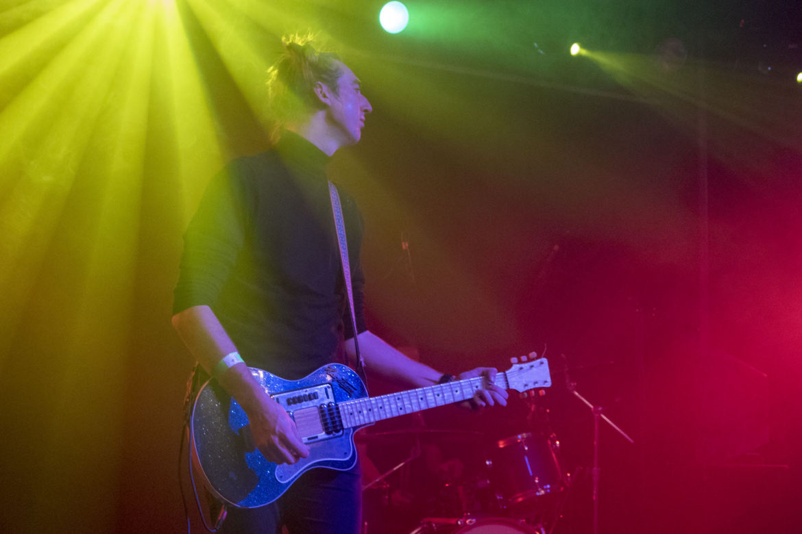 Joanna Gruesome on stage at the Scala in London on 22 September 2015