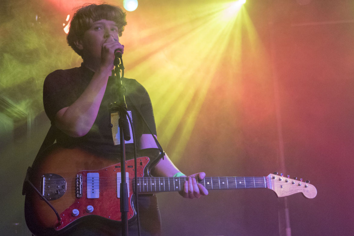 Joanna Gruesome on stage at the Scala in London on 22 September 2015