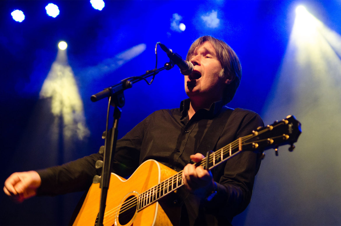 Justin Currie on stage at the O2 ABC Glasgow on 14 October 2017