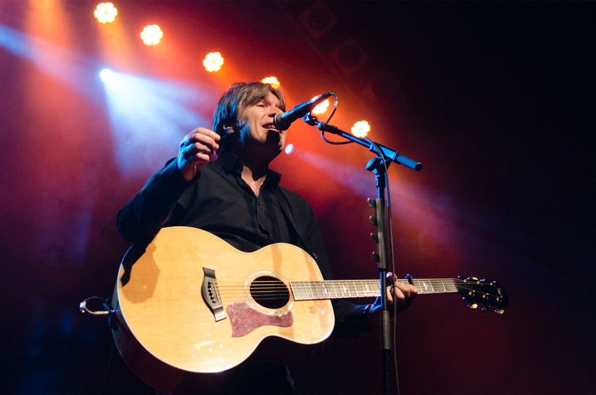 Justin Currie on stage at the O2 ABC Glasgow on 14 October 2017
