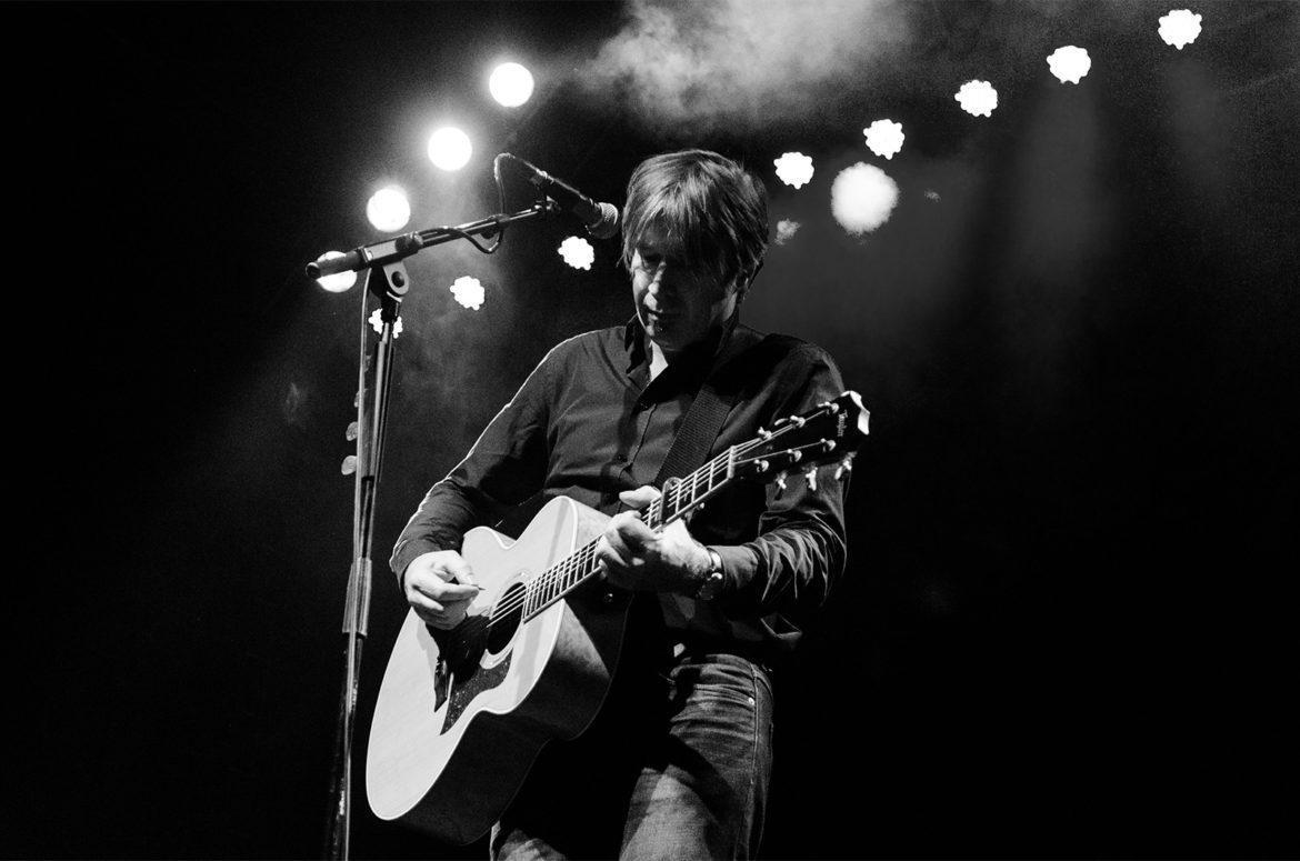 Justin Currie on stage at the O2 ABC Glasgow on 14 October 2017