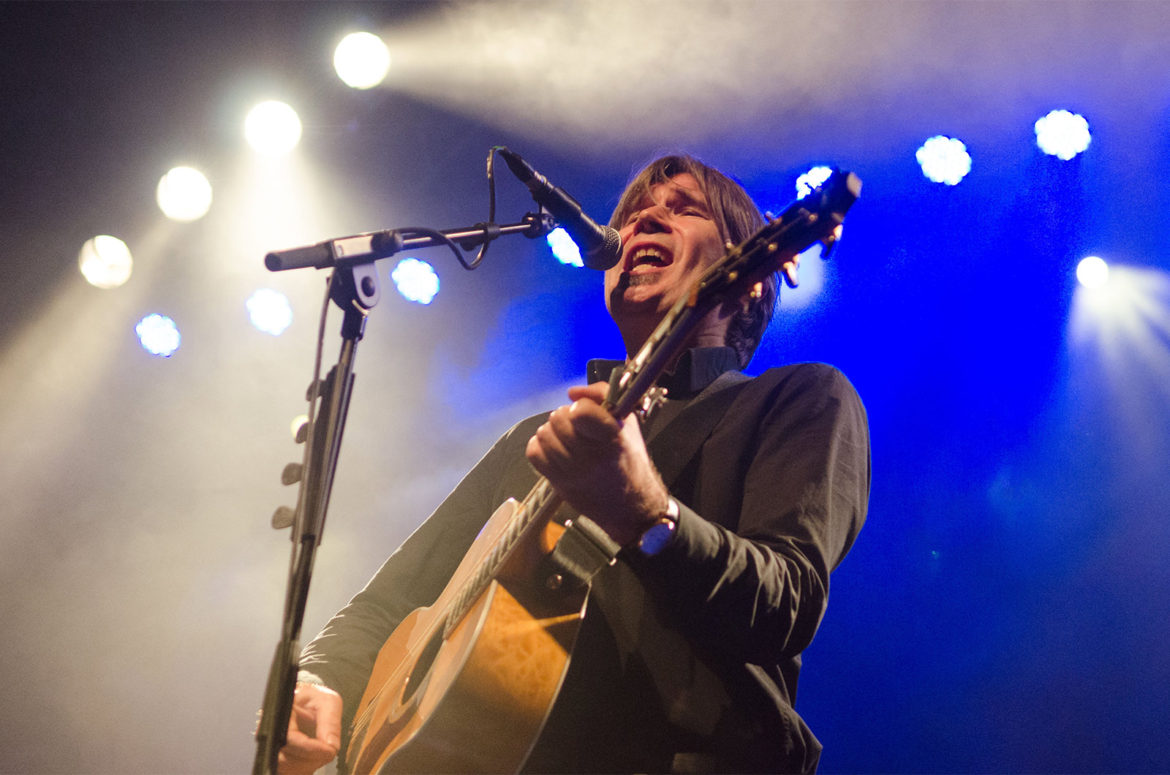 Justin Currie on stage at the O2 ABC Glasgow on 14 October 2017