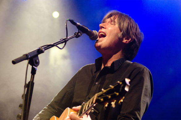 Justin Currie on stage at the O2 ABC Glasgow on 14 October 2017