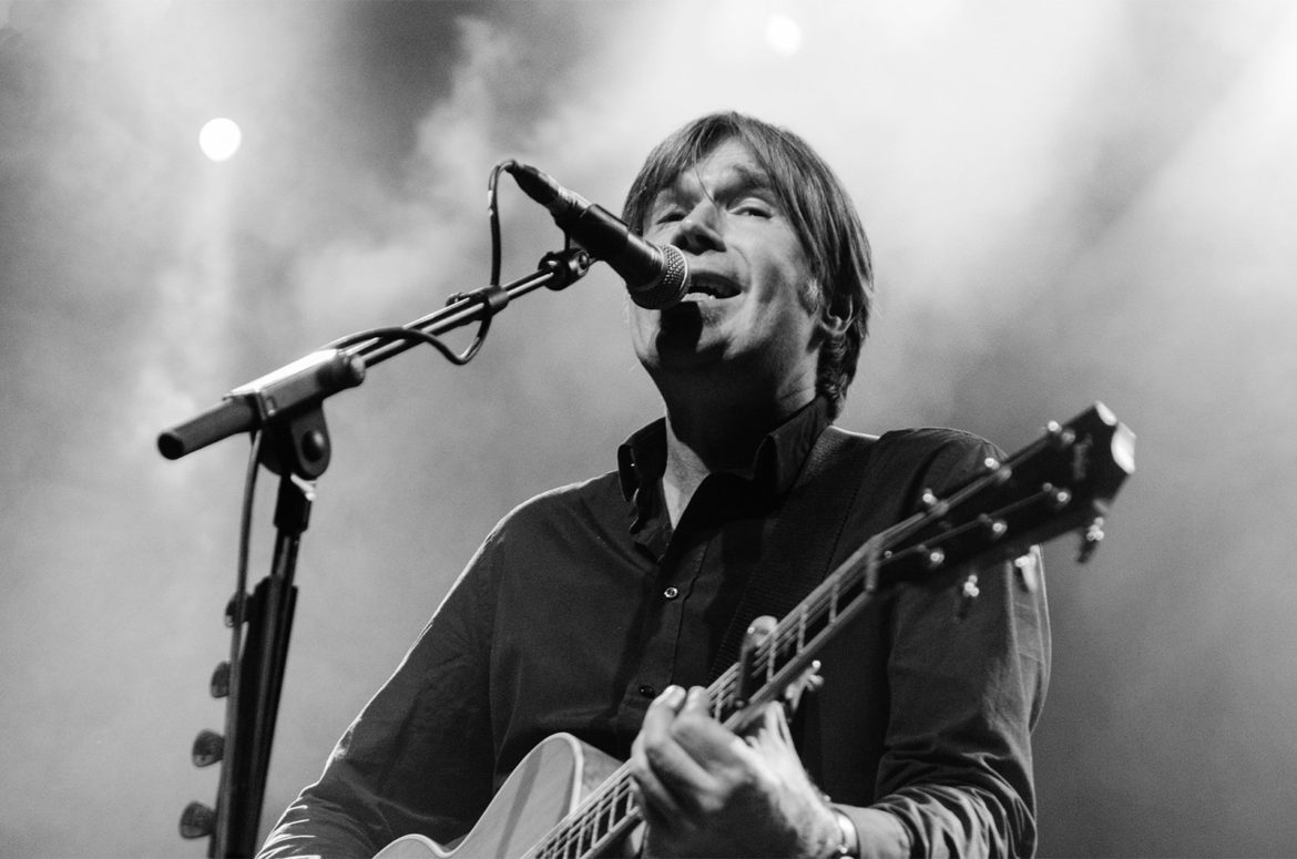 Justin Currie on stage at the O2 ABC Glasgow on 14 October 2017