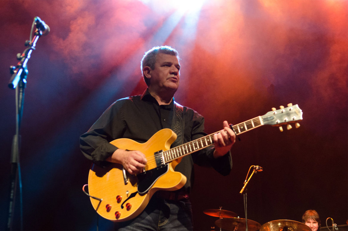 Stuart Nisbet on stage at the O2 ABC Glasgow on 14 October 2017