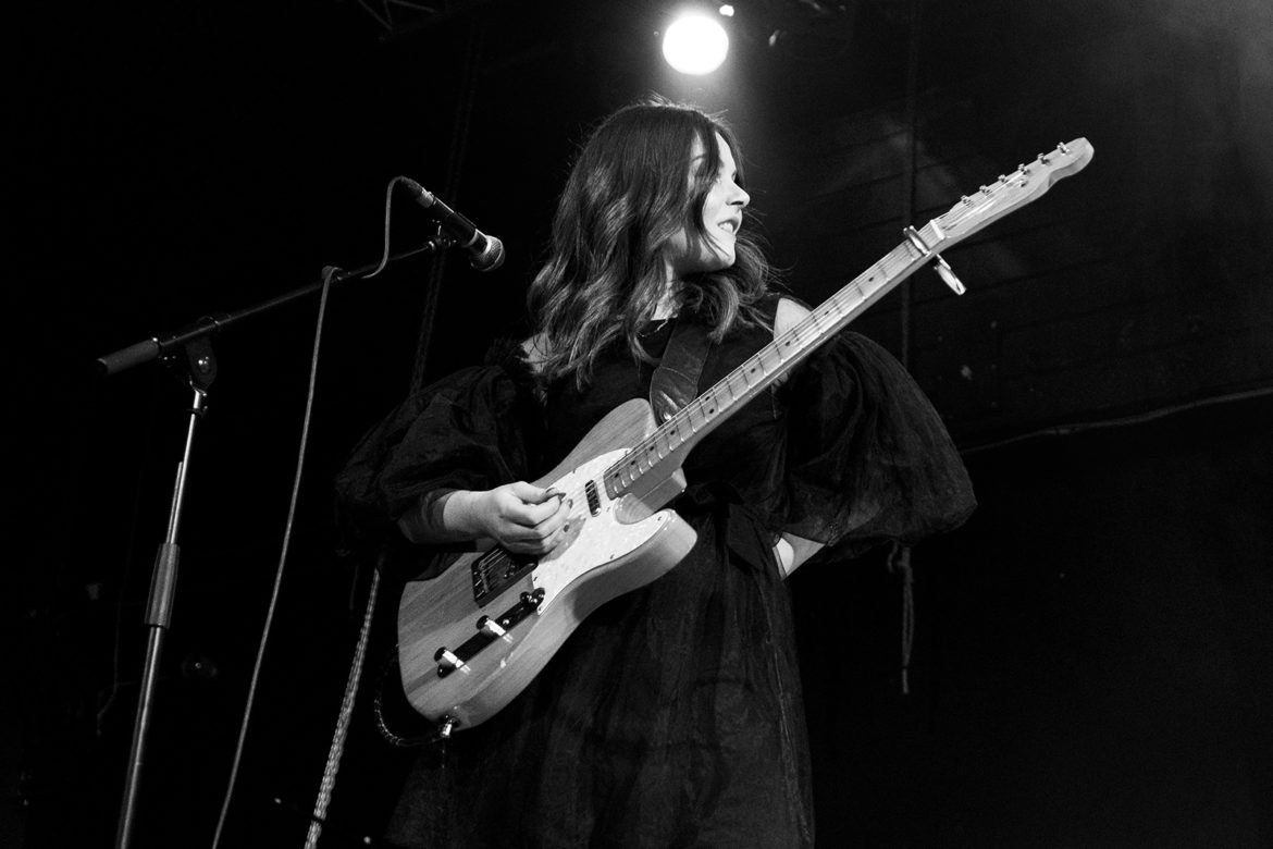 Honeyblood on stage at the Glasgow QMU on 24 October 2019