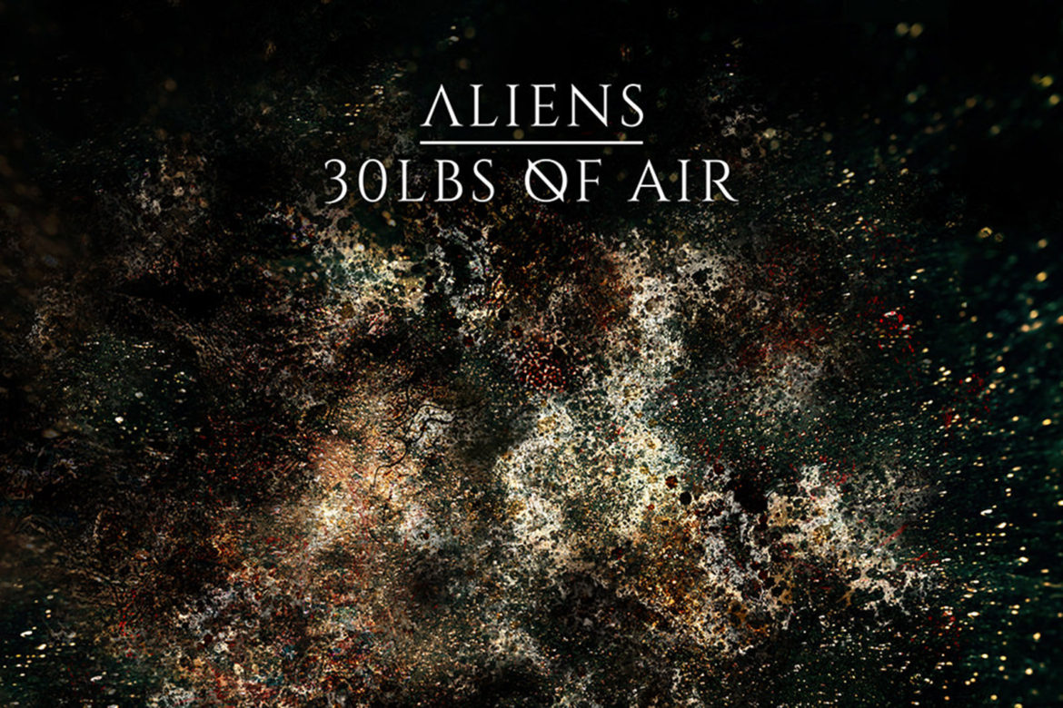 Cover artwork for the album 30lbs of Air by the band Aliens