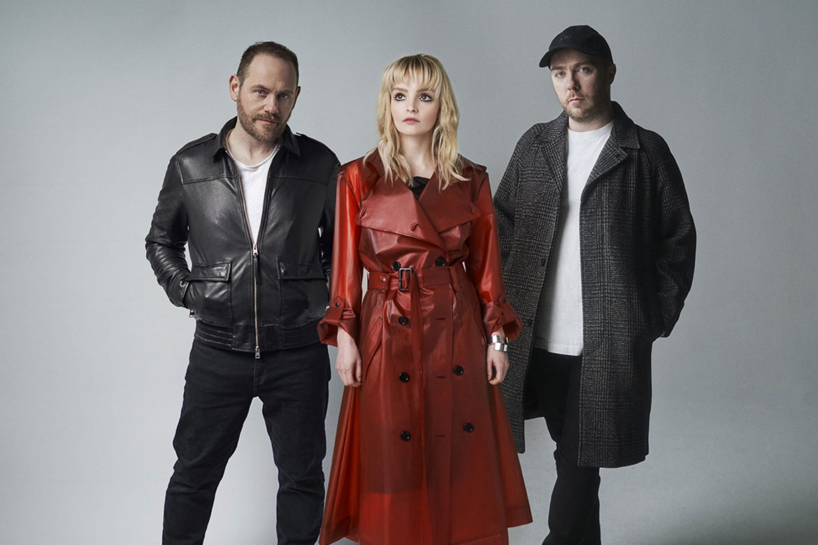 Photo of CHVRCHES band (by Sebastian Mlynarski & Kevin J Thomson)